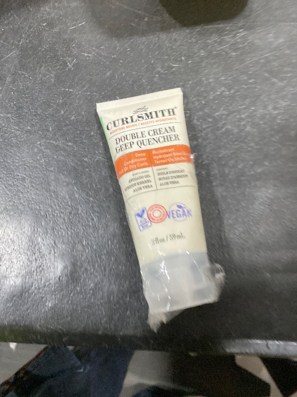 Photo 1 of CURLSMITH - Double Cream Deep Quencher - Vegan Moisturising Deep Conditioner for Ultra Dry, Wavy, Curly or Coily Hair (2oz)