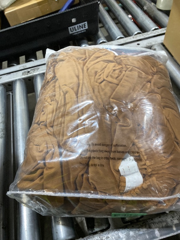 Photo 1 of H.VERSAILTEX 1 Peice Stretch Velvet Sofa Covers for 3 Cushion Couch Covers Sofa Slipcovers Furniture Protector Soft, Crafted from Thick Comfy Rich Velour (Sofa 72"-90", Caramel)