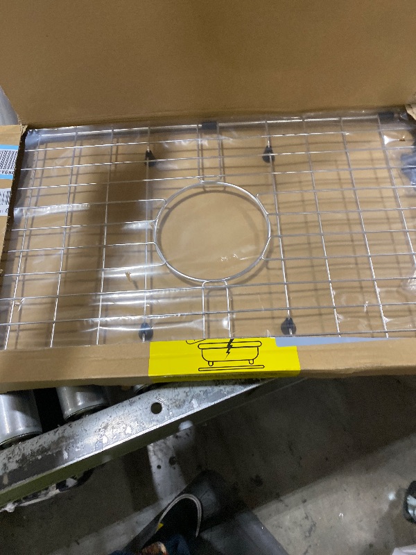 Photo 1 of Serene Valley 25-1/8" x 12-7/8" Sink Grid, Centered Drain with Corner Radius 1-1/2", NLW2513C