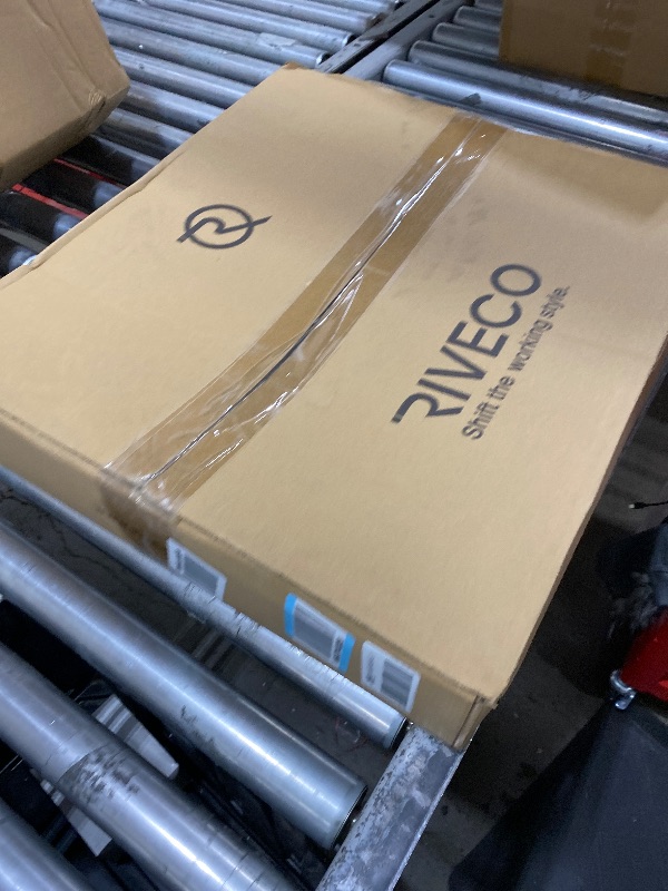 Photo 1 of RIVECO 9U Open Frame Server Rack with Casters- Heavy Duty 4 Post Quick Assembly 19-inch, Stereo Rack Network Cabinet Black