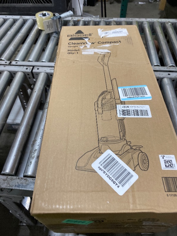Photo 1 of BISSELL CleanView Compact Upright Vacuum, Fits in Dorm Rooms & Apartments, Lightweight with Powerful Suction and Removable Extension Wand, 3508
