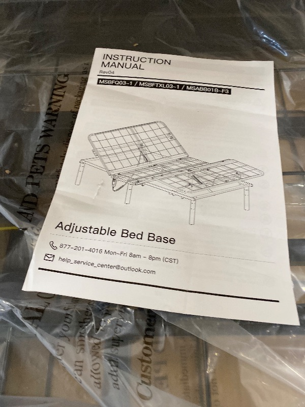 Photo 1 of Marsail NS3 Full Adjustable Bed Base - Smart Dual Motor Bed Frame with Wireless Remote, 3-Min Assembly, Zero Gravity & Anti-Snore Modes, Under Bed Lighting, 4 USB Ports