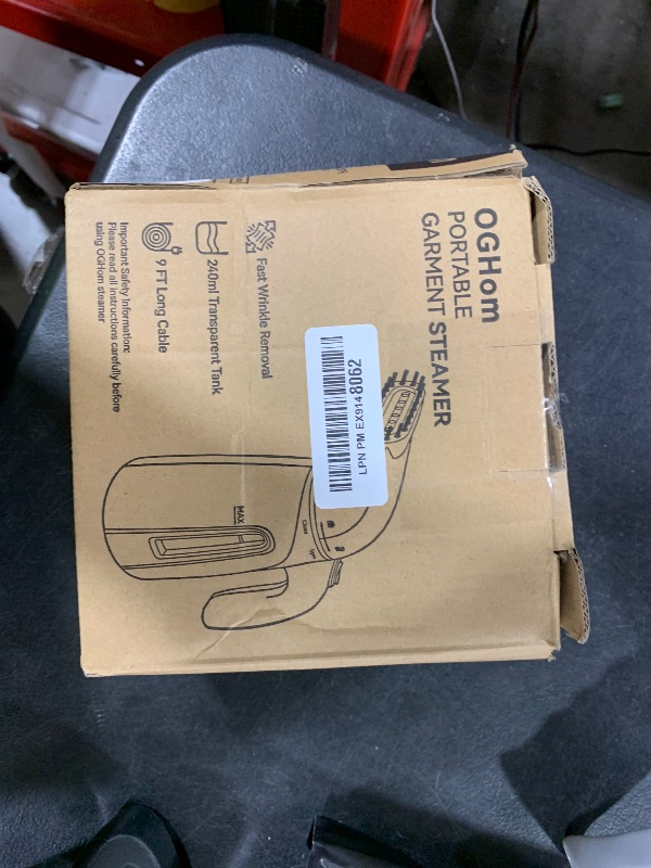 Photo 1 of OGHom Steamer for Clothes, Handheld Clothing Steamer for Garment, 240ml Big Capacity 700W Portable Travel Steam Iron (Only for 120V)