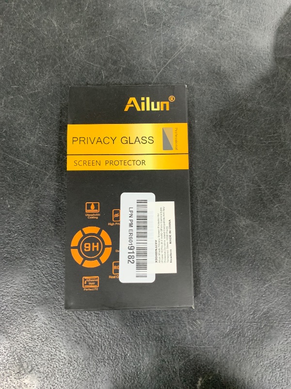 Photo 1 of Ailun 3Pack Privacy Screen Protector for iPhone 16 Pro [6.3 inch]+3Pack Camera Lens Protector,Dynamic Island Compatible,Anti Spy Tempered Glass[9H Hardness]- HD