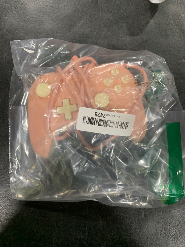 Photo 1 of 8Bitdo Ultimate 2C Wired Controller for Windows PC and Android, with 1000Hz Polling Rate, Hall Effect Joysticks and Hall Triggers, and Remappable L4/R4 Bumpers (Peach)