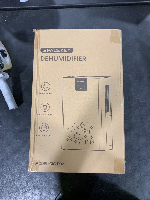 Photo 1 of Dehumidifier, 95 OZ Water Tank Dehumidifiers for Home, 1000 sq. ft. Dehumidifier for Basement Bathroom Bedroom with Auto Shut Off, 7 Colors LED Light, Quiet Dehumidifiers with Sleep Mode, White