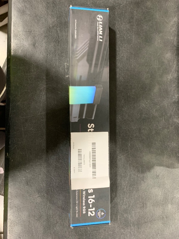 Photo 1 of Lian Li Strimer Wireless 16 Pin (PW16-121W) - Addressable RGB Power Extension Cable - 2.4 GHz Wireless Control with 370mm; 14.56 Inch Length - LED Strip - Wireless Controller NOT Included & Required