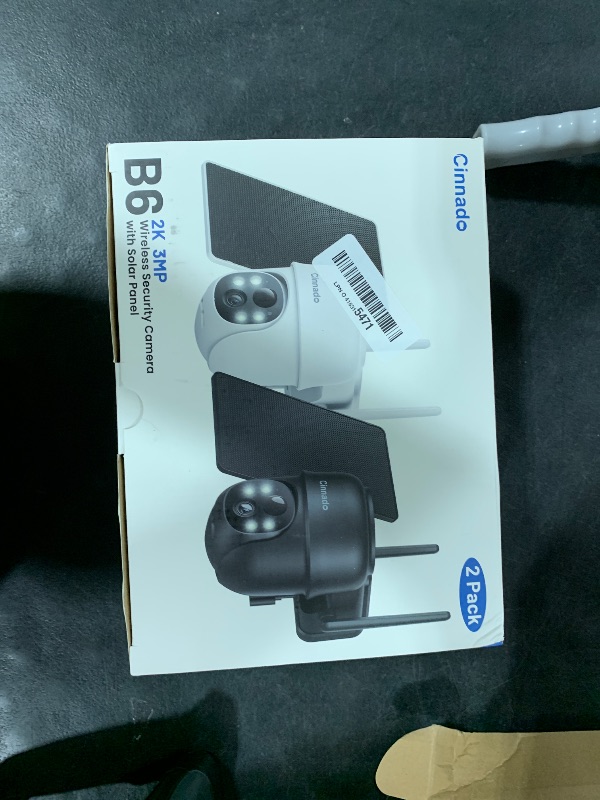 Photo 1 of 2K Cameras for Home Security-2.4G WiFi Outdoor Camera Wireless Solar/Battery Powered with solar panel, 360° Viewing, AI Human Detection, Color Night Vision, with SD Storage, Works with Alexa(2 Pack)