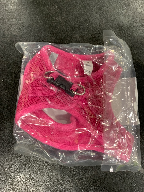 Photo 1 of Best Pet Supplies Voyager Step-in Air Harness - All Weather Mesh, Reflective, No Pull Harness for Dogs, Cats - Secure with Hook & Loop Fastener, Buckle, Double D-Rings - Fuchsia, S