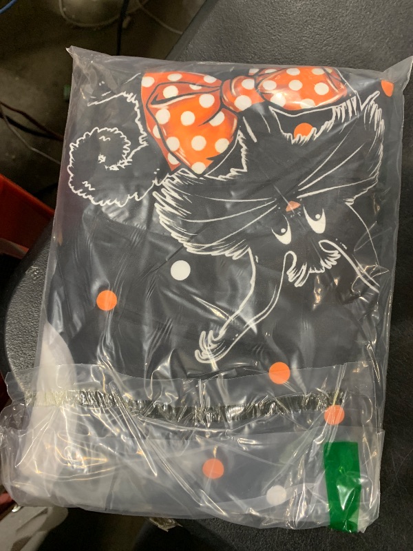 Photo 1 of Horaldaily Halloween Tablecloth 70×70 Inch Round, Jack-O-Lantern Ghost Cat Dots Bats Washable Table Cover for Party Picnic Dinner Decor