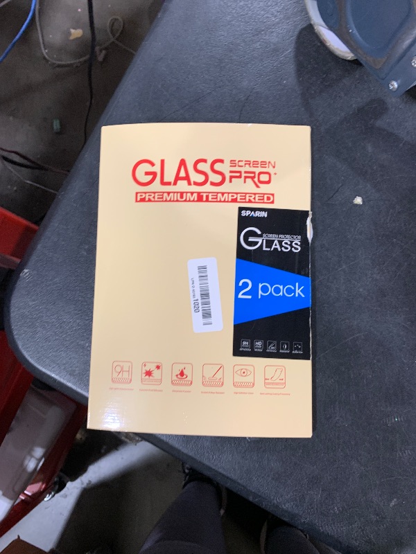 Photo 1 of SPARIN Screen Protector for iPad 11th 10th Generation (iPad A16 11-inch 2025/10.9 inch 2022), 2 Pack Tempered Glass for iPad 11/10 Gen, Case Friendly, Anti-Scratch, Touch Sensitive