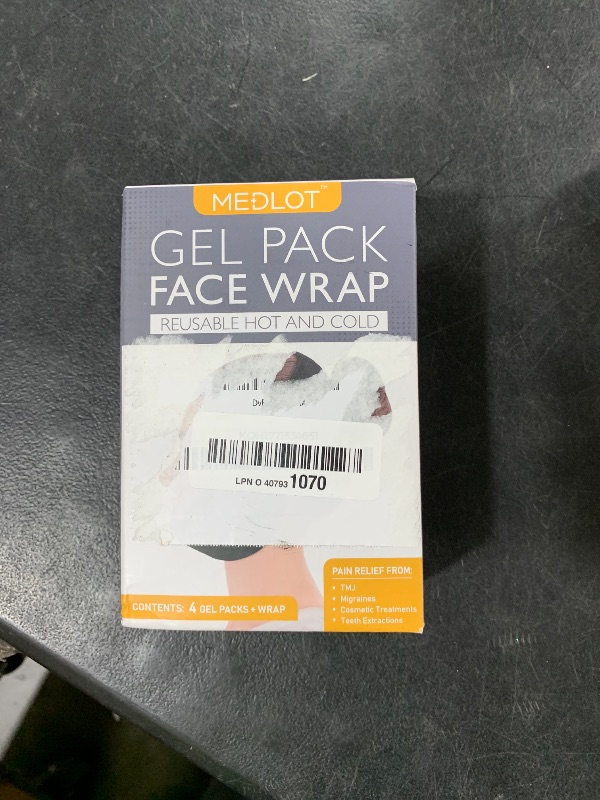 Photo 1 of LotFancy Wisdom Teeth Ice Pack Head Wrap, Face Ice Pack for TMJ Jaw Toothache Pain Relief, with 4 Reusable Hot Cold Therapy Gel Packs, for Chin, Oral and Facial Surgery, for Kids, Teens, Petite Adults