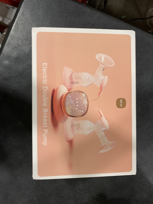 Photo 1 of NCVI Electric Breast Pump 8782, Portable Hospital-Grade Double Pump with 4 Modes & 9 Levels, Anti-Backflow, Rechargeable Quiet Breastfeeding Pump for Efficient Comfortable Use at Home, Work or Travel