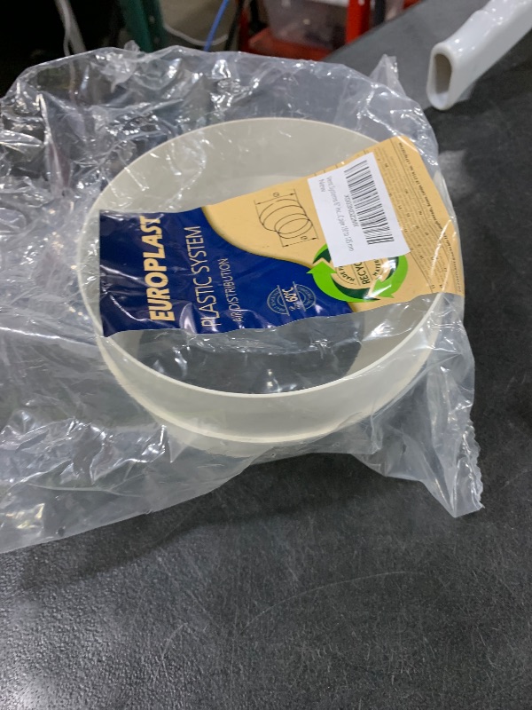 Photo 1 of Vent Systems 6" inch to 5" inch Duct Reducer Adapter Connector Fitting Pipe Increaser Reducer Cone for HVAC Ventilation Systems, ABS Plastic PVC pipe 150 to 125 mm