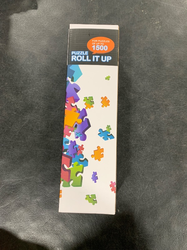 Photo 1 of Becko US Puzzle Mat Roll Up with Drawstring Storage Bag, Felt Rollup Mat for Easy Transport & Storage, Portable Puzzle Board Puzzles Saver Keeper for Jigsaw Puzzles Up to 1500 Pieces