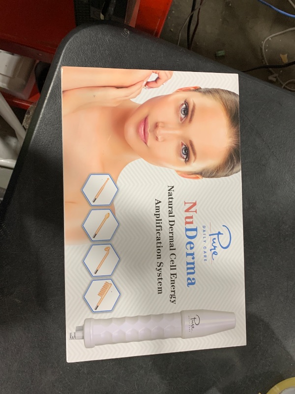 Photo 1 of Pure Daily Care NuDerma Handheld Skin Therapy Wand Machine w/Neon – Anti-Aging - Skin Tightening - Wrinkle Reducing - Dark Circles – Clarifying - Hair & Scalp Stimulator