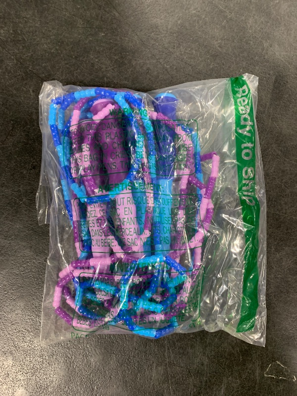 Photo 1 of Supertrip Jump Rope Kids-Soft Beaded Skipping Rope Adjustable Tangle-Free Segmented Jumping Rope for Children and Students