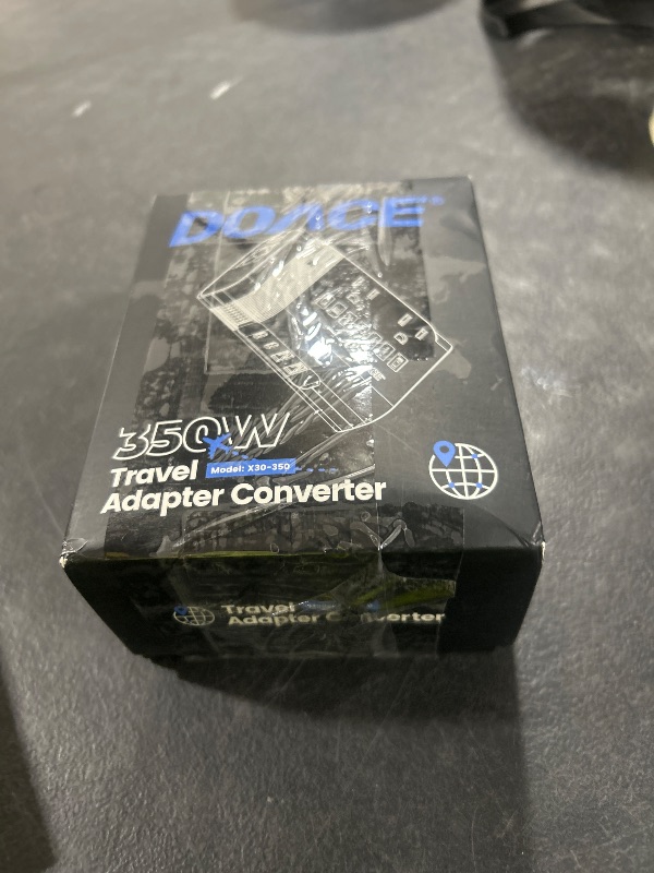 Photo 1 of DOACE 220V to 110V Converter for European Travel - 350W Voltage Converter US to Europe with 4 QC+PD Chargers for Using U.S. Devices Abroad - Hair Straightener Shaver Toothbrush Laptop Camera Phone