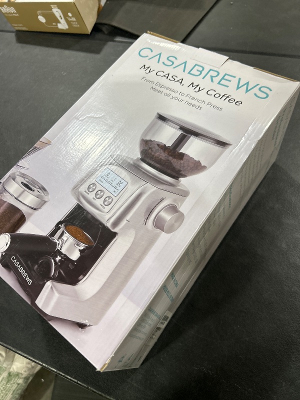 Photo 1 of CASABREWS Tornado Electric Conical Burr Coffee Grinder, 77 Precision Grind Settings for Espresso to French Press, Special for Barista and Coffee Lovers