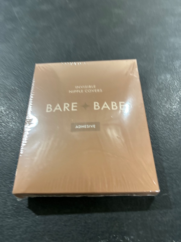 Photo 1 of Bare Babe Reusable Silicone Nipple Covers - Waterproof, Nude, 4 Shades - Sticky Breast Stickers for Strapless Dress (Caramel, Large)