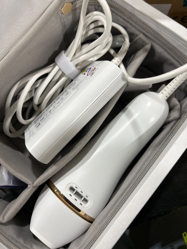 Photo 1 of Braun Smart IPL, Silk·Expert Pro 5: at Home Laser Hair Removal for Women and Men, Permanent Visible Hair Reduction in Hair Regrowth for Body & Face, Soft Pouch and Precision Head, IPL5157