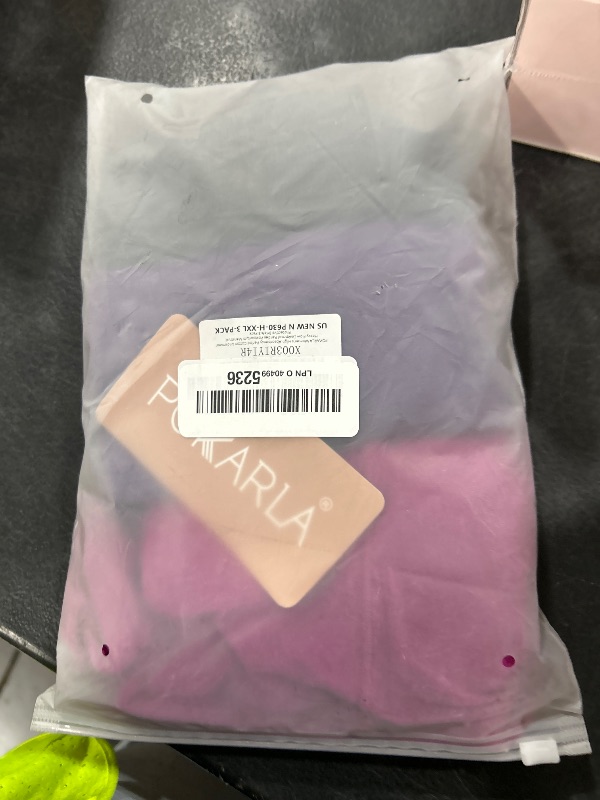 Photo 1 of POKARLA Women's Incontinence Underwear High Absorbency Period Cotton Underwear Heavy Flow Leakproof Panties Postpartum Menstrual Protective Briefs 3 Pack