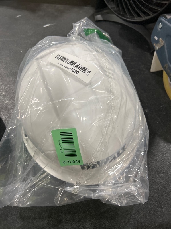 Photo 1 of DEWALT DPG11-W Cap Style Hard Hat – Made in USA – White – ANSI Z89.1 Type 1 Class G & E – 6-Point Ratchet Suspension