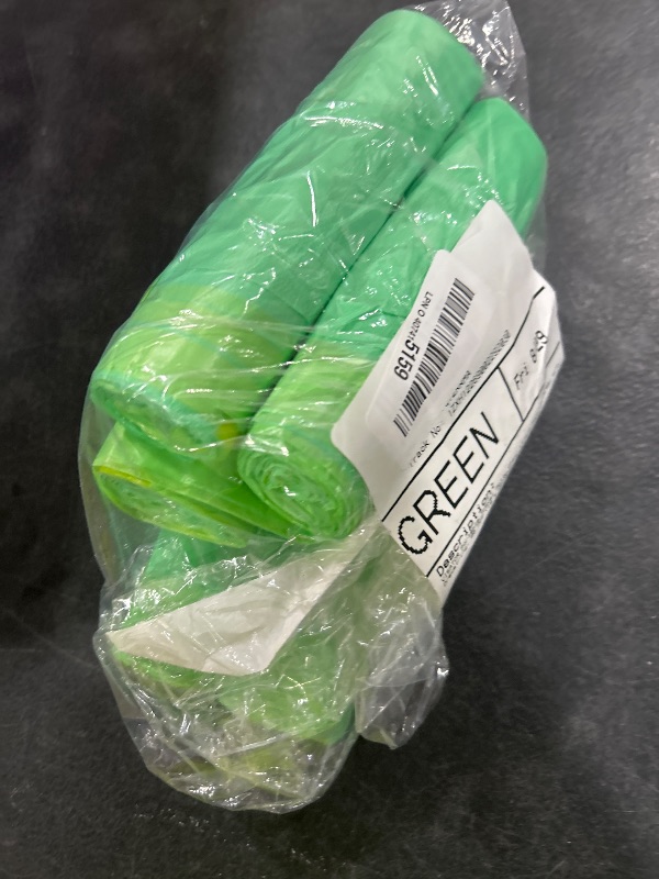 Photo 1 of VISATOR Portable Travel Potty Chair Liners Bags Universal with Drawstring, 90 PCS (18 * 20INCH), Green