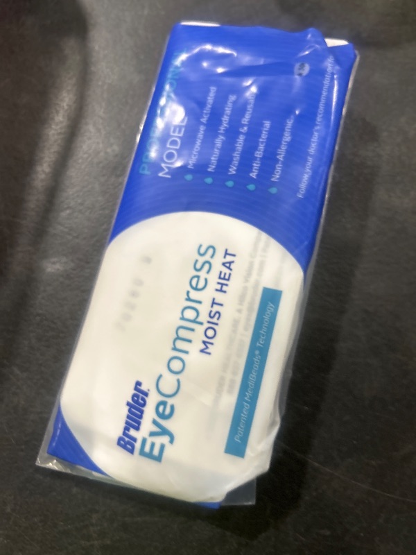 Photo 1 of Bruder Moist Heat Eye Compress | Microwave Activated | Fast Acting and Effective Relief for Dry Eye and Other Eye Irritation