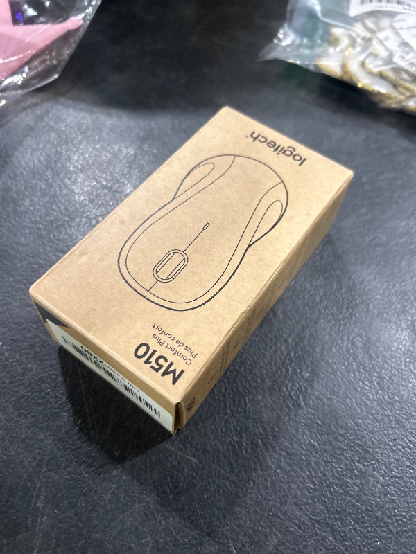 Photo 1 of Logitech M510 Wireless Mouse, Mouse for Laptop and PC with USB Unifying Receiver, Programmable Buttons - Graphite