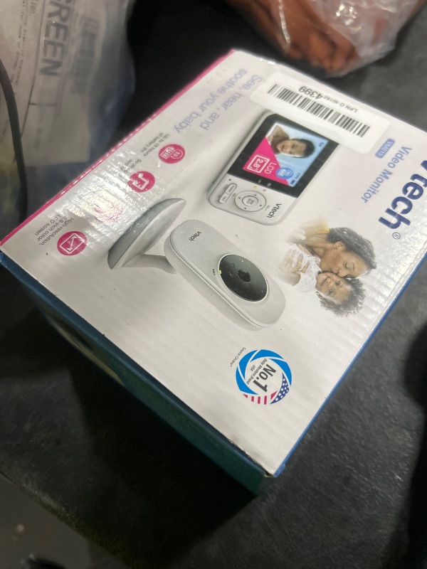 Photo 1 of VTech VM819 Baby Monitor with Camera and Audio, 2.8” Screen Portable Baby Camera, Night Vision, 2-Way Audio, Temperature Sensor and Lullabies, Secure Transmission No WiFi, Ideal for Baby/Elderly/Petz