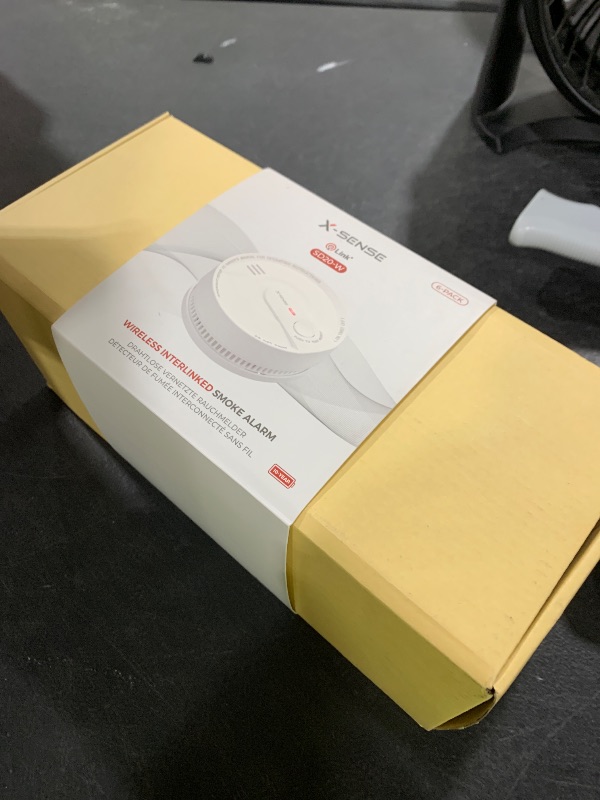 Photo 1 of X-Sense  Detector, Wireless Interconnected Fire Alarm with 10-Year Battery Life and Transmission Range of Over 820 ft, SD20-W, Pack of 6