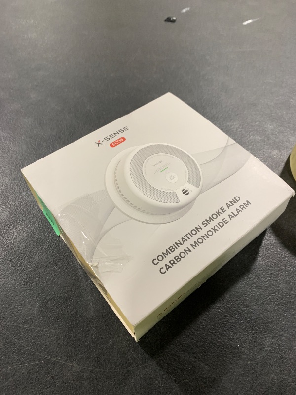 Photo 1 of X-Sense 2-in-1 Smoke and Carbon Monoxide Detector Alarm (Not Hardwired), 10-Year Battery-Operated Dual Sensor Fire & CO Alarm, SC06, 1-Pack