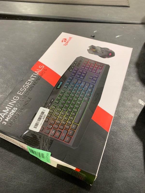Photo 1 of Redragon S101M-KS Gaming Keyboard and Mouse Wireless with Tri-Mode, RGB Keyboard and 4800 DPI Gaming Mouse, 10 Independent Multimedia Keys for Wins, PC, Computer, Wireless S101 Ideal for Gamer