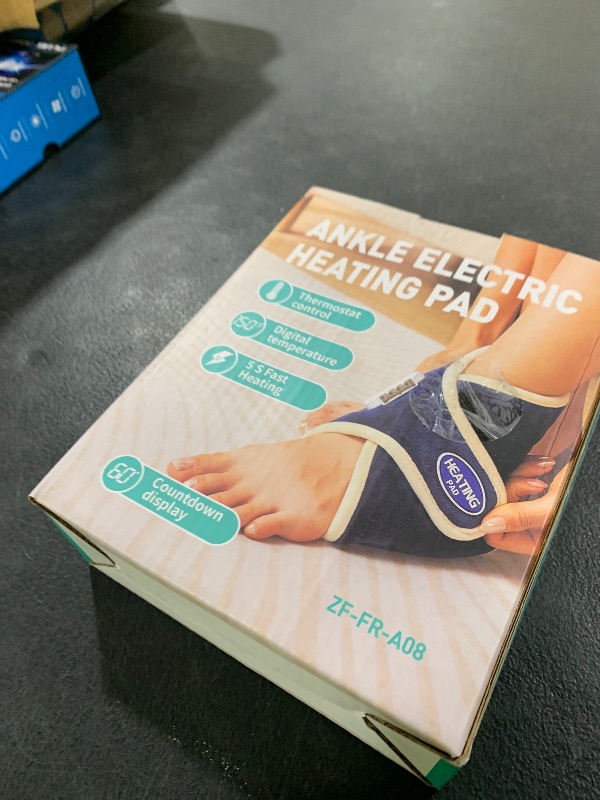 Photo 1 of CAMECO Electric Heating Pad for Achilles Tendinitis, Plantar Fasciitis - Auto Shut Off, Adjustable 86°F-158°F for Pain Relief