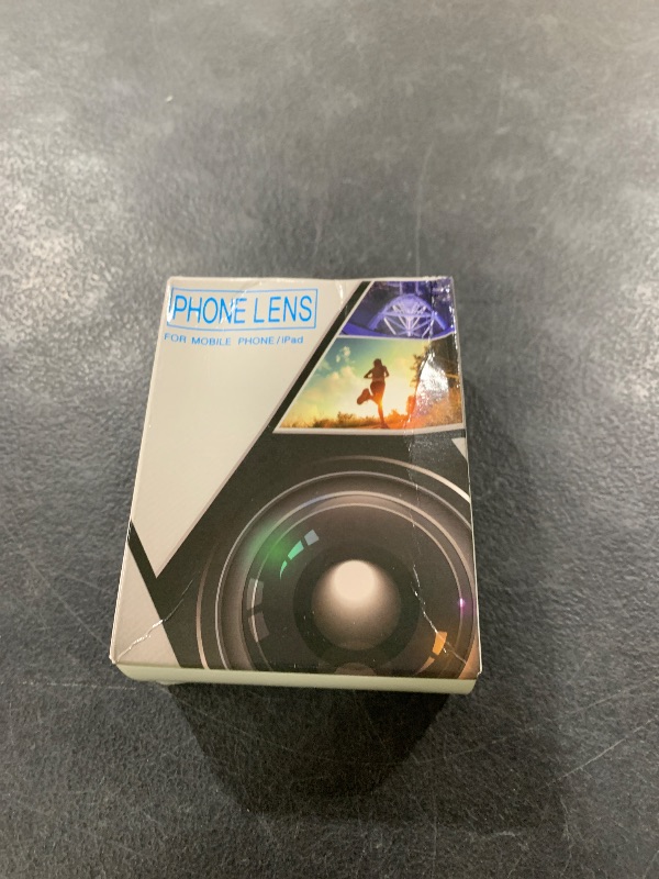 Photo 1 of Phone Camera Lens Kit Wide Angle 0.6X Macro 20X Fisheye 198° for Most (Black)