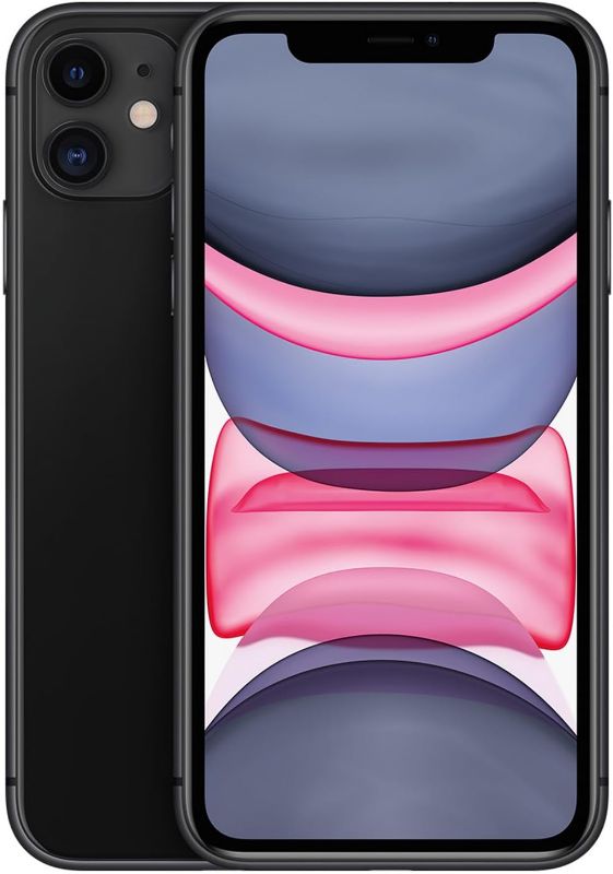 Photo 1 of Apple iPhone 11, 64GB, Black - locked (Renewed)