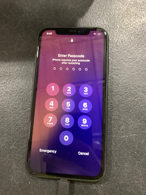 Photo 1 of Apple iPhone 11, 64GB, Black - locked (Renewed)