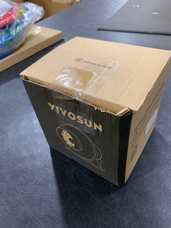 Photo 1 of VIVOSUN D4 4 Inch 195 CFM Inline Duct Ventilation Fan HVAC Vent Blower for Hydroponics Grow Tent