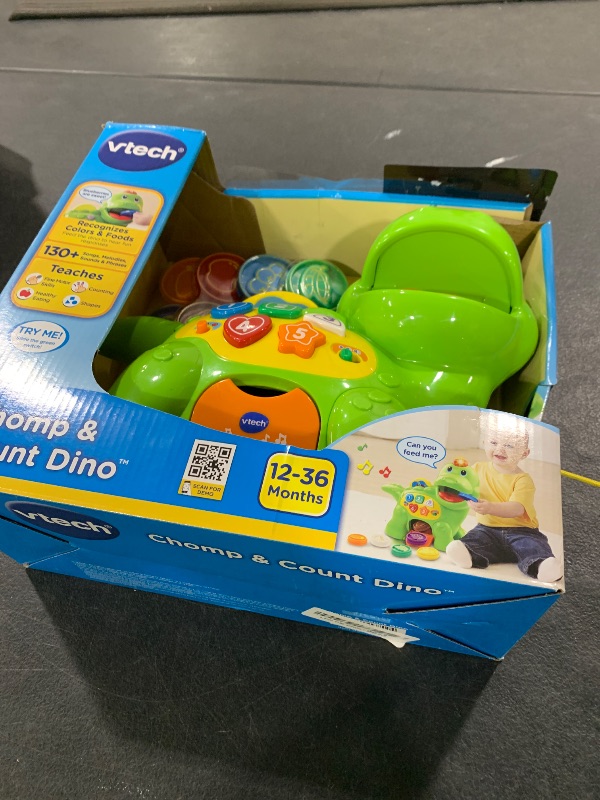 Photo 1 of VTech Chomp and Count Dino, Green