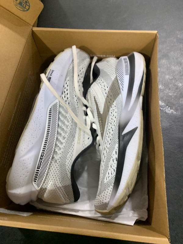 Photo 1 of Brooks Women’s Adrenaline GTS 24 Supportive Running Shoe - White/Black/Pelican - 8 Medium