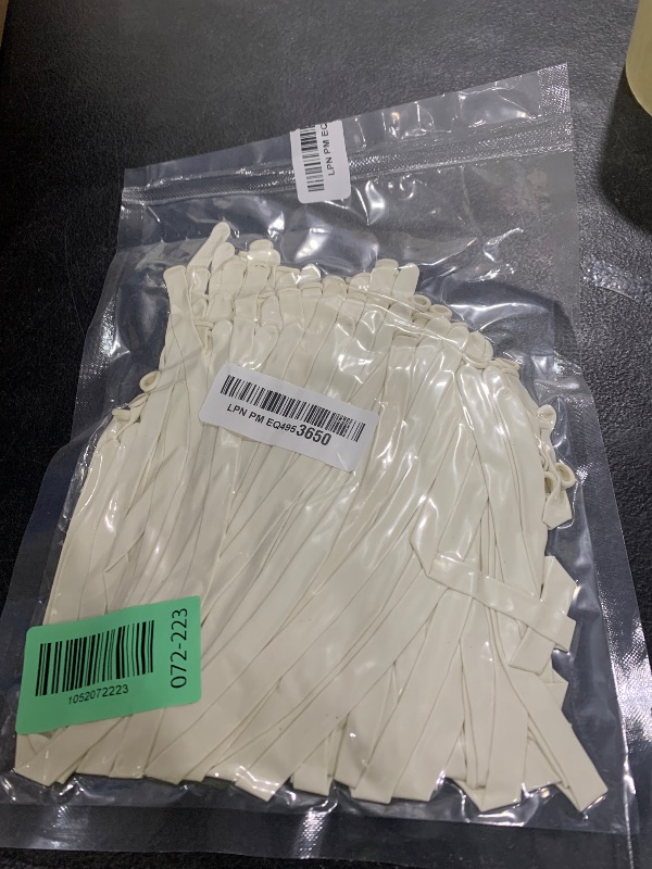 Photo 1 of 260 Balloons 100Pcs White Long Balloons for Tying Balloon Arch, Thickening Latex Twisting Balloon Animal Garland Modeling Wedding Birthday Christmas Party Decorations
