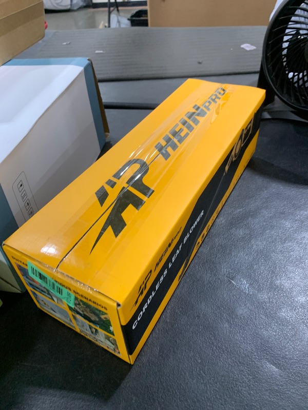 Photo 1 of HEINPRO Cordless Leaf Blower Compatible with Dewalt 20V Max Battery (Tool Only), Up to 200MPH Small Electric Leaf Blower, 3 Speeds Mode, Battery Powered Mini Leaf Blowers for Patio