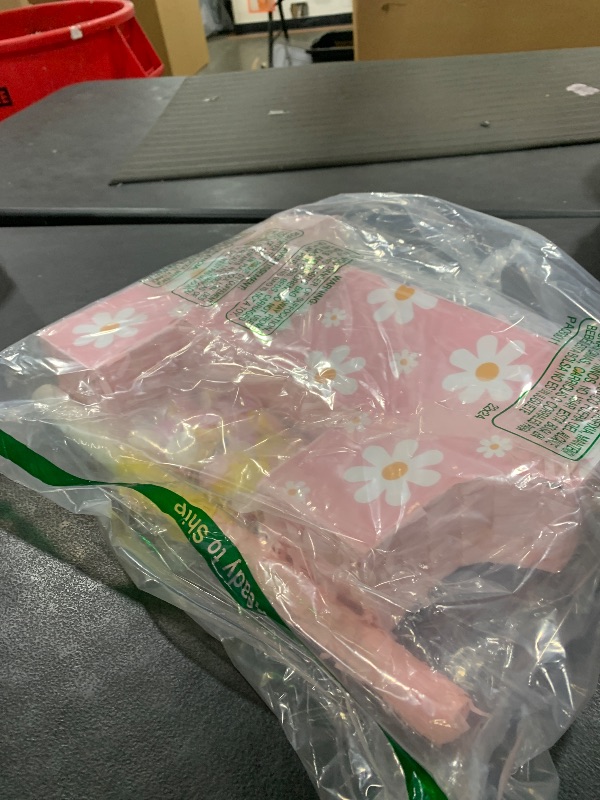 Photo 1 of Daisy Birthday Decorations, Daisy Number 1 Piñata with Blindfold Stick Blindfold Confetti for Pink Flower Boho Birthday Party Supplies (Daisy 1)