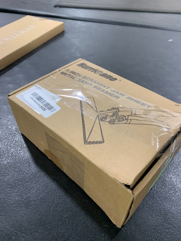 Photo 1 of HURRICANE Sheet Metal Hand Seamer, 6 Inch Straight Jaw Sheet Bender Tools for Flattening Metal, Bending Pliers with Double Dipped Cushion Handle