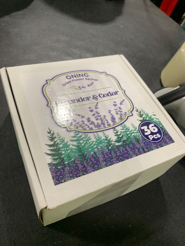 Photo 1 of 36 Pack Lavender Sachet Bags & Cedar Chips Set - Premium Cedar and Lavendar Home Fragrance Sachets, No Added Flavor & Coloring, Lavender Sachets for Drawers, Closets, Storage