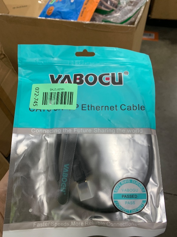 Photo 1 of Cat 8 Ethernet Cable, 1.5Ft 3Ft 6Ft 10Ft 15Ft 20Ft 30Ft 40Ft 50Ft 60Ft 100Ft Heavy Duty High Speed Internet Network Cable, Professional LAN Cable Shielded in Wall, Indoor&Outdoor