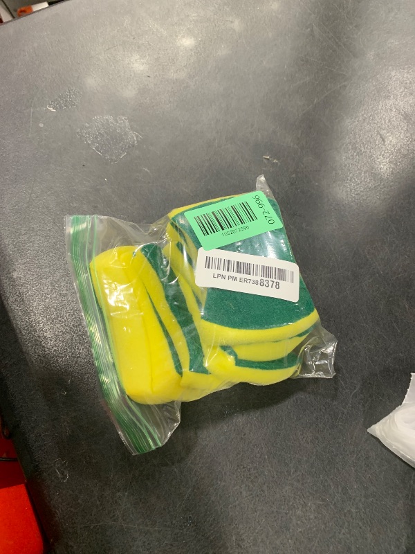 Photo 1 of 10 Pcs Kitchen Cleaning Sponge, Double Face Non-Scratch Scrub Sponge, Super Absorbent Multi-Use Cleaning, Widely Used in Kitchen, Bathroom, Outdoor
