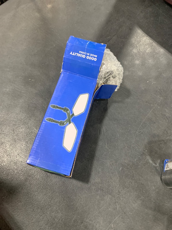 Photo 1 of 1 Pair Adjustable Handlebar Bike Mirror, Shatterproof HD Glass Lens, Universal Fit Rearview Bicycle Mirrors, 360° Rotatable, Compatible with Mountain Bikes, E-bikes, Road Bikes