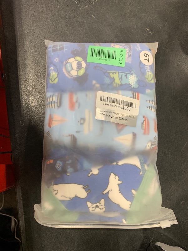 Photo 1 of MooMoo Baby Absorbent Potty Training Underwear 6 Packs Cotton Training Pants for Boys 6T